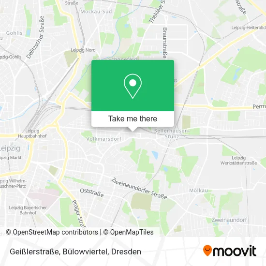 Карта Geißlerstraße, Bülowviertel