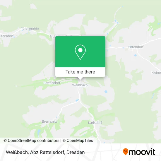 Карта Weißbach, Abz Rattelsdorf
