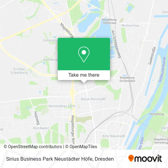 Карта Sirius Business Park Neustädter Höfe