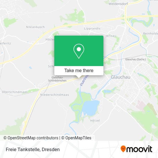 Карта Freie Tankstelle