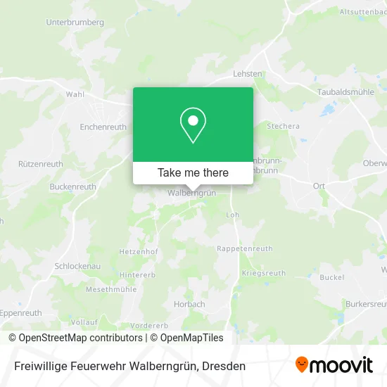 Карта Freiwillige Feuerwehr Walberngrün