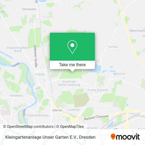 Карта Kleingartenanlage Unser Garten E.V.