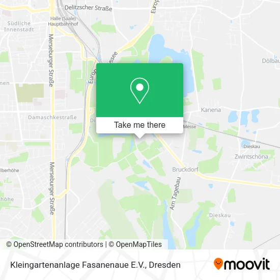 Карта Kleingartenanlage Fasanenaue E.V.