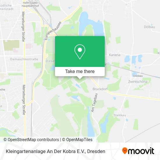 Карта Kleingartenanlage An Der Kobra E.V.