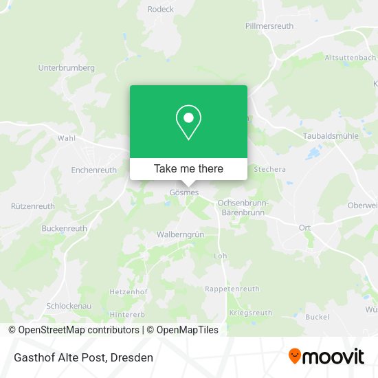Карта Gasthof Alte Post