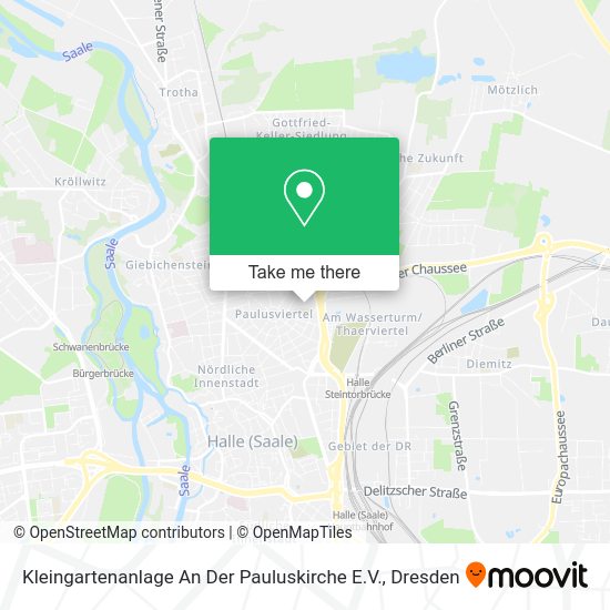Карта Kleingartenanlage An Der Pauluskirche E.V.