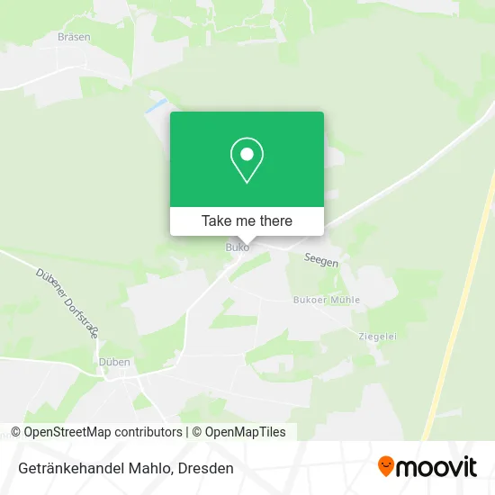 Карта Getränkehandel Mahlo