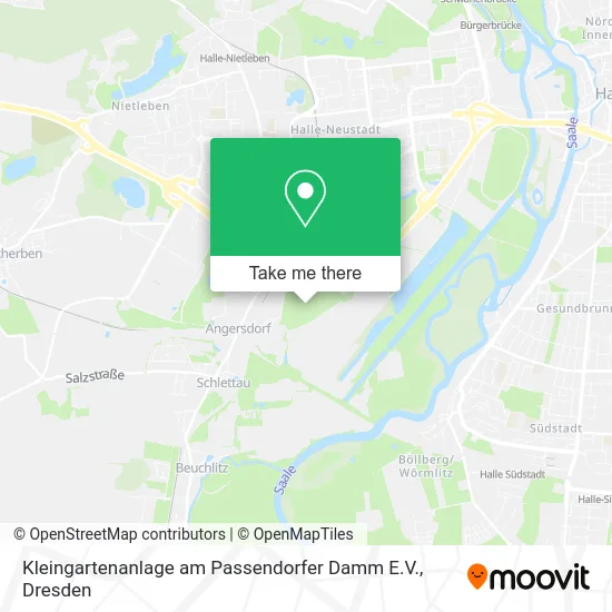 Карта Kleingartenanlage am Passendorfer Damm E.V.