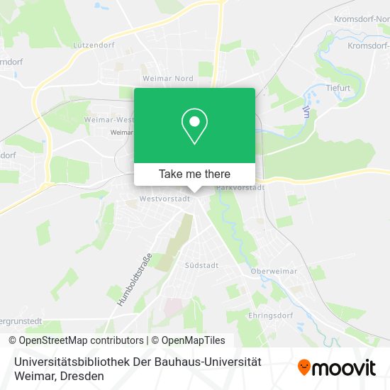Карта Universitätsbibliothek Der Bauhaus-Universität Weimar
