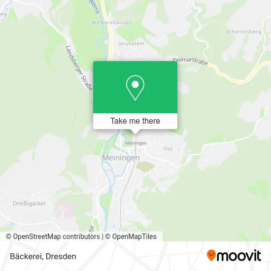 Карта Bäckerei