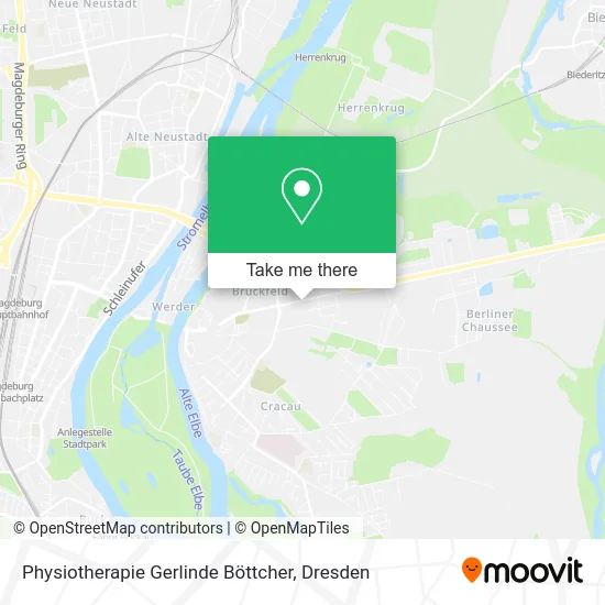 Карта Physiotherapie Gerlinde Böttcher