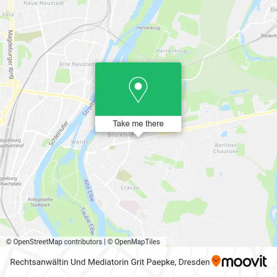 Карта Rechtsanwältin Und Mediatorin Grit Paepke