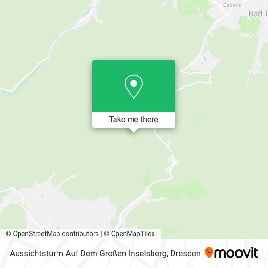 Карта Aussichtsturm Auf Dem Großen Inselsberg