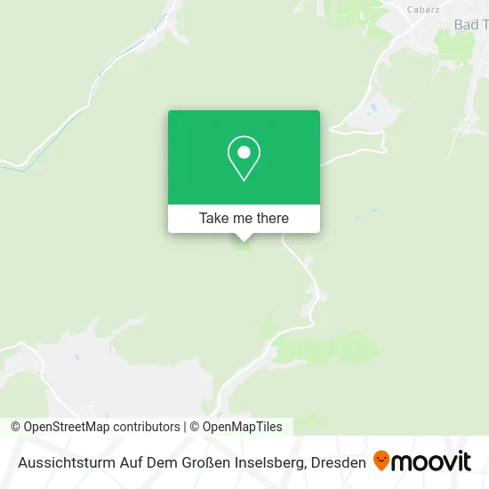 Карта Aussichtsturm Auf Dem Großen Inselsberg