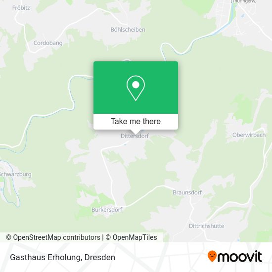 Карта Gasthaus Erholung