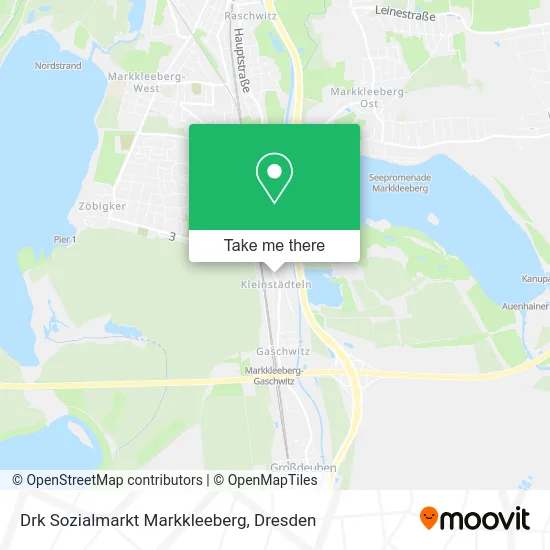 Карта Drk Sozialmarkt Markkleeberg