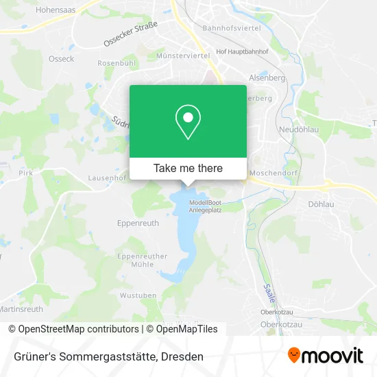 Карта Grüner's Sommergaststätte