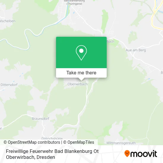 Карта Freiwillige Feuerwehr Bad Blankenburg Ot Oberwirbach