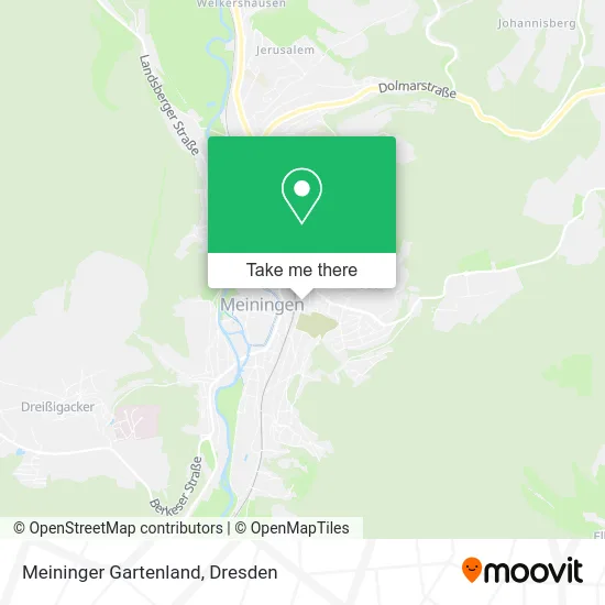 Карта Meininger Gartenland