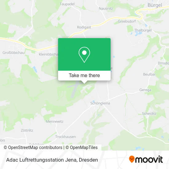 Карта Adac Luftrettungsstation Jena