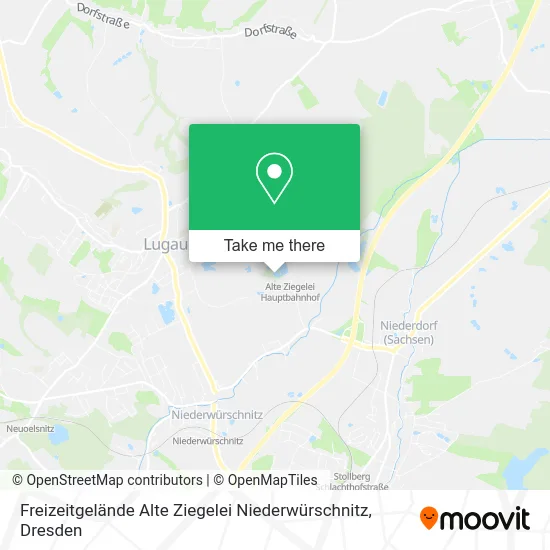 Карта Freizeitgelände Alte Ziegelei Niederwürschnitz