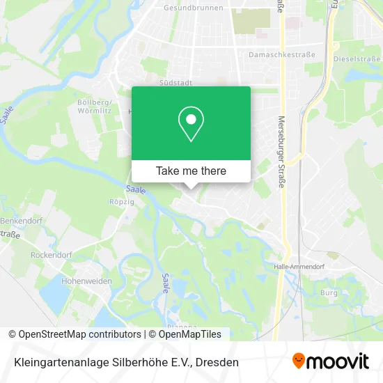 Карта Kleingartenanlage Silberhöhe E.V.