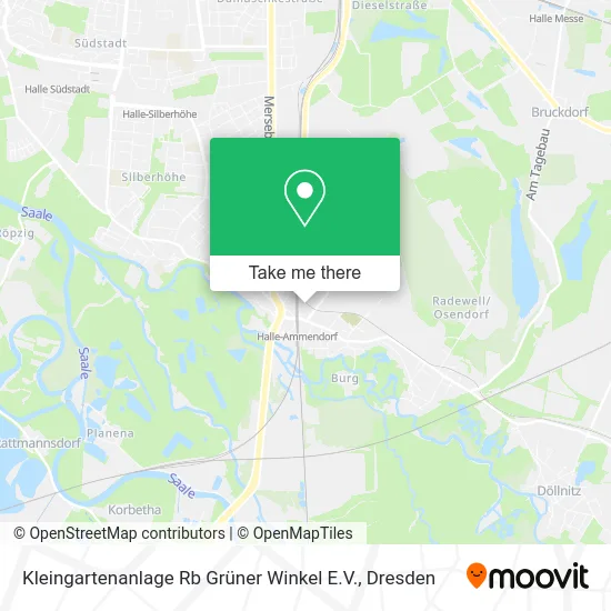 Карта Kleingartenanlage Rb Grüner Winkel E.V.