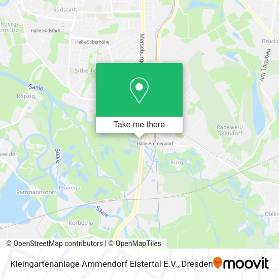 Карта Kleingartenanlage Ammendorf Elstertal E.V.