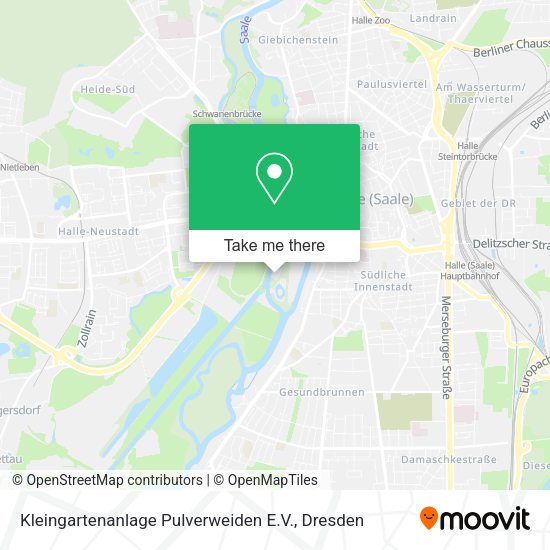 Карта Kleingartenanlage Pulverweiden E.V.