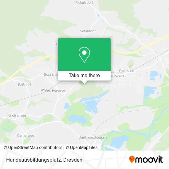 Карта Hundeausbildungsplatz
