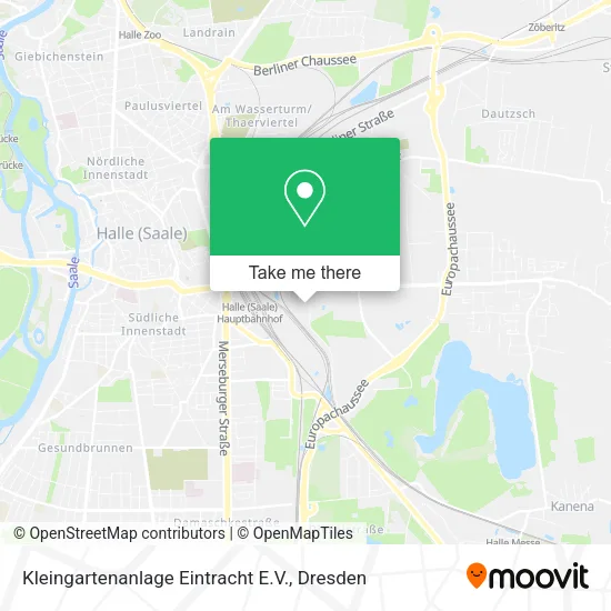 Карта Kleingartenanlage Eintracht E.V.