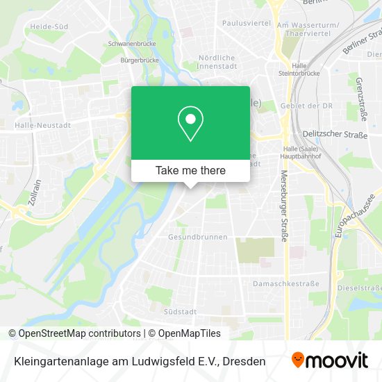Карта Kleingartenanlage am Ludwigsfeld E.V.