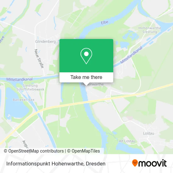 Карта Informationspunkt Hohenwarthe