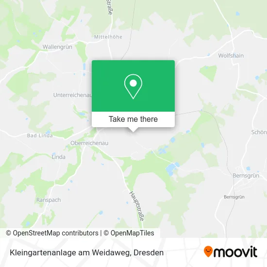 Карта Kleingartenanlage am Weidaweg