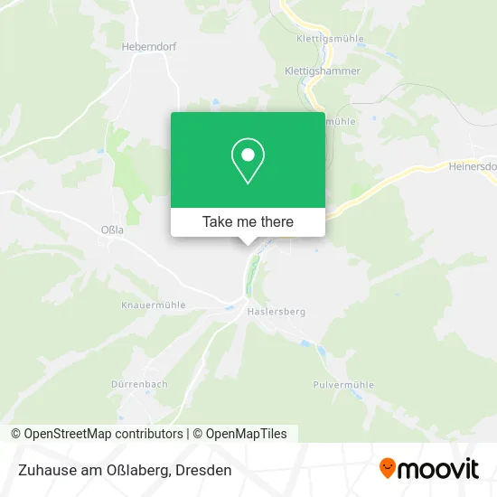 Карта Zuhause am Oßlaberg