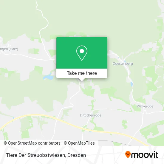 Карта Tiere Der Streuobstwiesen