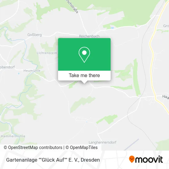 Карта Gartenanlage ""Glück Auf"" E. V.