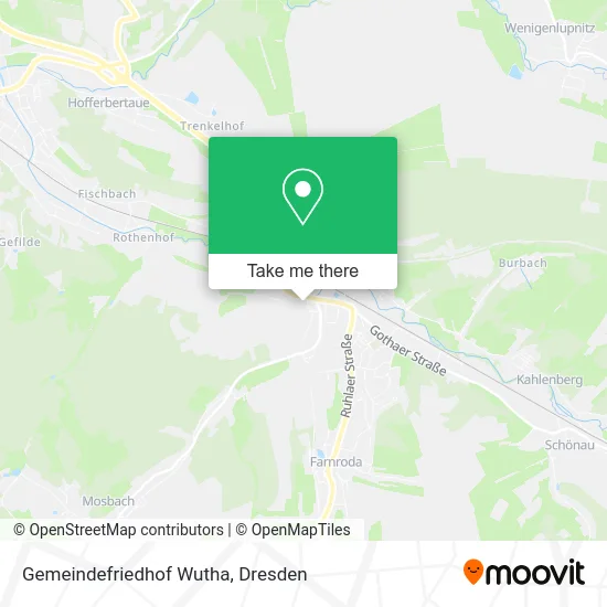 Карта Gemeindefriedhof Wutha
