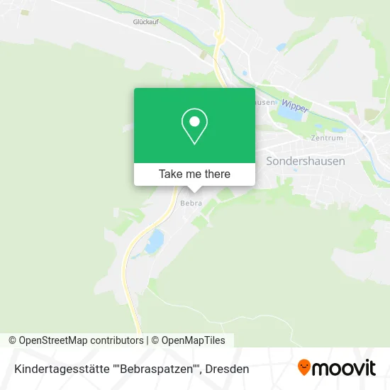 Карта Kindertagesstätte ""Bebraspatzen""