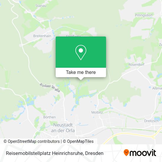 Карта Reisemobilstellplatz Heinrichsruhe
