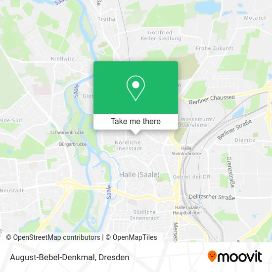 Карта August-Bebel-Denkmal