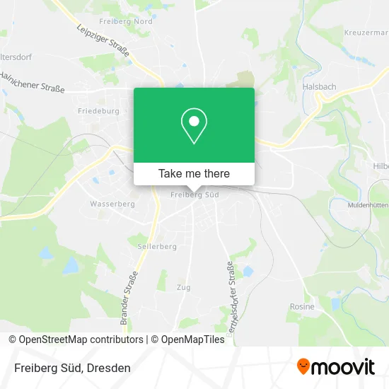 Карта Freiberg Süd