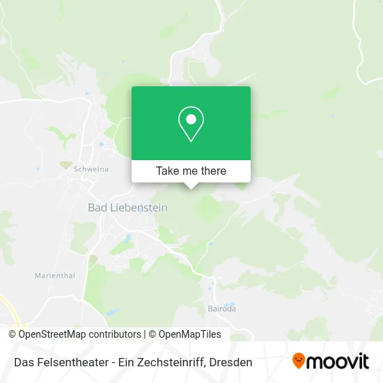 Карта Das Felsentheater - Ein Zechsteinriff
