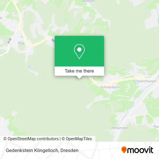Gedenkstein Klingelloch map