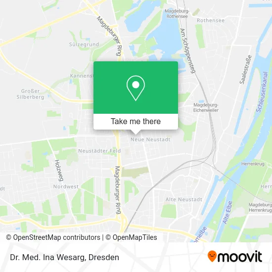 Карта Dr. Med. Ina Wesarg