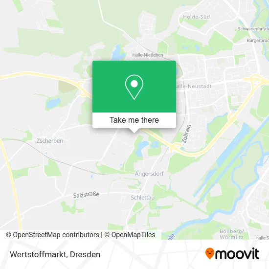 Карта Wertstoffmarkt