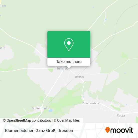 Карта Blumenlädchen Ganz Groß