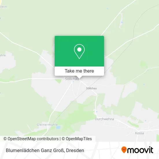 Карта Blumenlädchen Ganz Groß