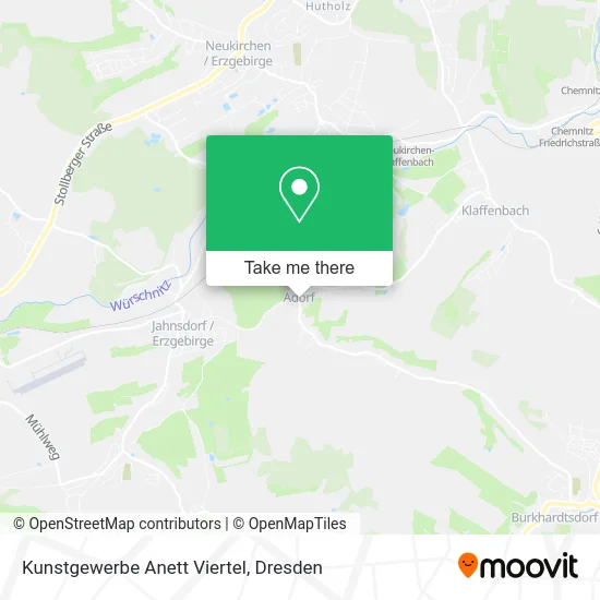 Карта Kunstgewerbe Anett Viertel