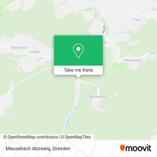 Карта Meusebach Abzweig
